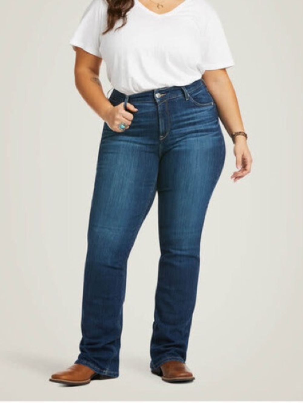Ariat perfect rise straight leg jeans
